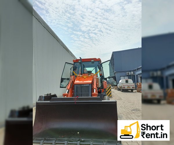 Backhoe Loader TATA Shinrai JCB for rental in Palsana Surat heavy construction equipment for rent in Sachin, SURAT